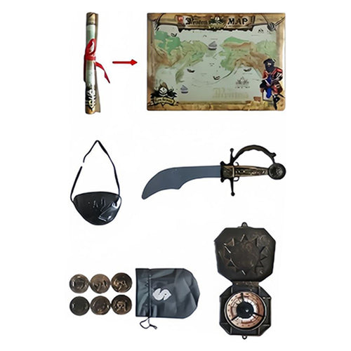 Kids Pirates Cosplay Costume Outfits Halloween Carnival Suit