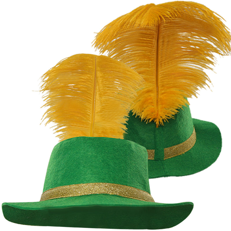 Kids Puss in Boots: The Last Wish Cosplay Hat Cap With Feather Outfits Halloween Carnival Party Costume Accessories