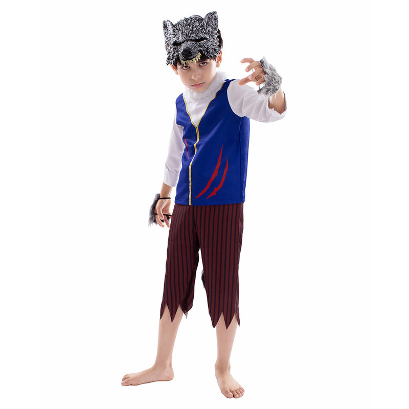 Kids werewolf  Cosplay Costume Outfits Halloween Carnival Suit