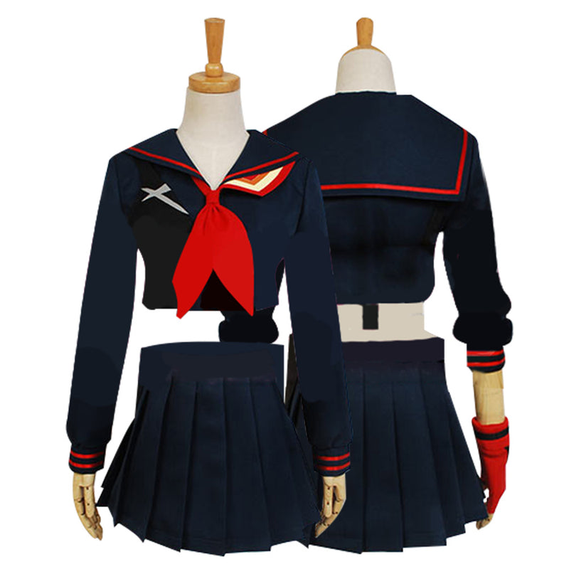 KILL La KILL Ryuko Ryuuko Matoi Senketsu Cosplay Costume Outfit Uniform Dress