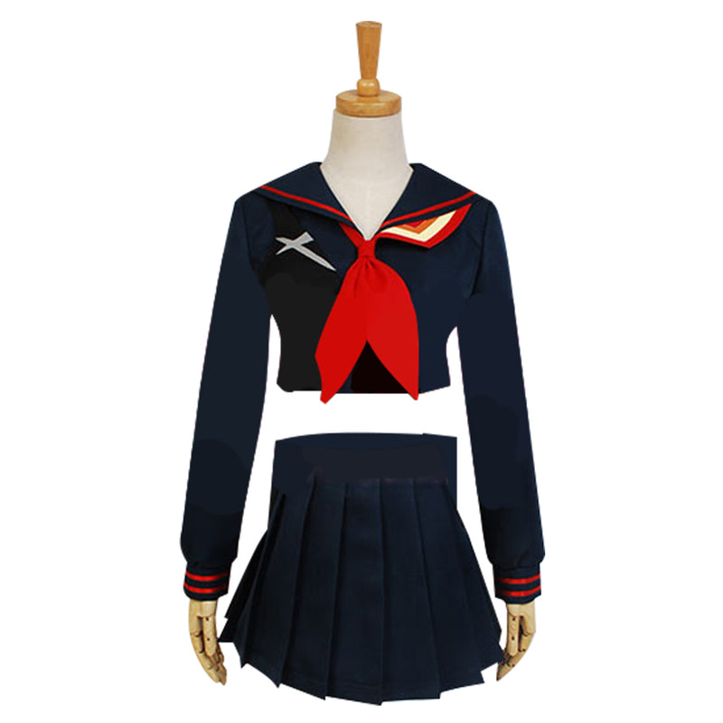 KILL La KILL Ryuko Ryuuko Matoi Senketsu Cosplay Costume Outfit Uniform Dress