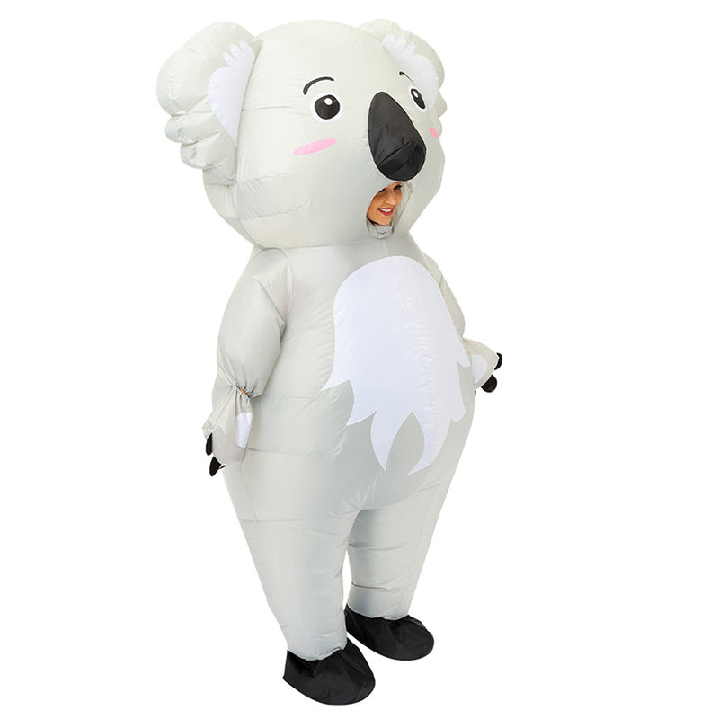 Koala Inflatable Costume Anime Halloween Party Cosplay Costume  Animal Mascot Carnival Funny Fancy Dress Up For Adult