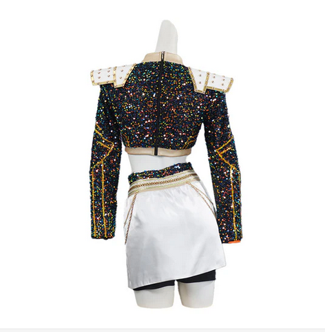 Rumi/Zoey/Mira Kids Golden Cosplay Costume For Halloween Outfit