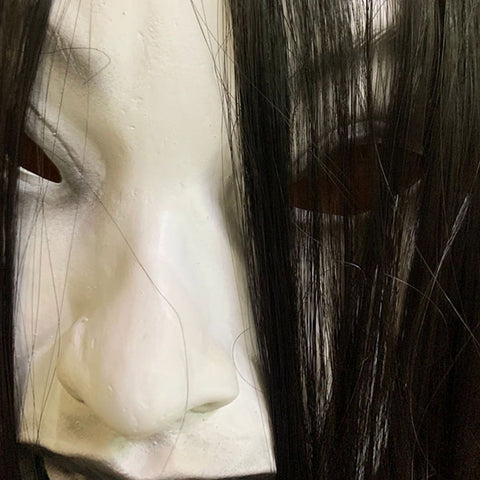 [lanzoub] Halloween ghost masks, scary faces, demons, demons, ghosts, scary girls, cosplay liver test culture festival, haunted house ventilation