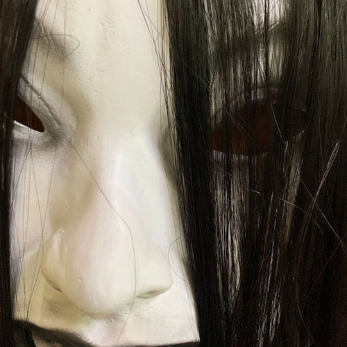 [lanzoub] Halloween ghost masks, scary faces, demons, demons, ghosts, scary girls, cosplay liver test culture festival, haunted house ventilation