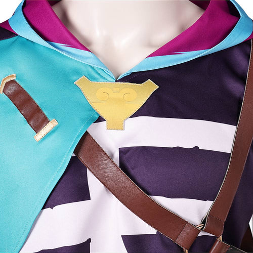 League of Legends Arcane: League of Legends Ekko combat uniform Cosplay Costume Outfits Halloween Carnival Suit cosplay