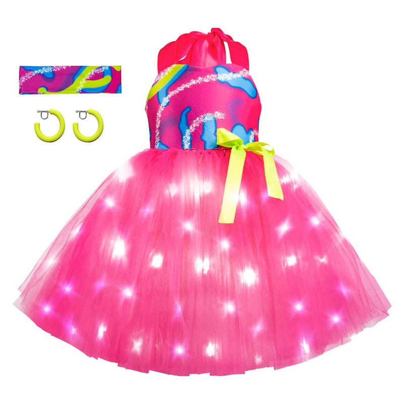 Led Colorful Cosplay Costume Tutu Dress Outfits Halloween Carnival Suit