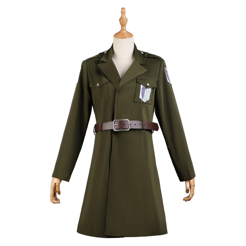 Levi·Ackerman Cosplay Costume Coat  Halloween Carnival Party Suit