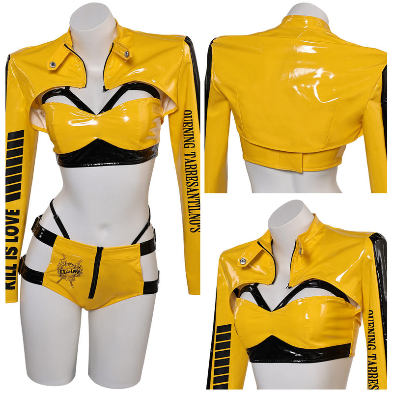 Lingerie for Women Costume sexy Kill Bill Cosplay Costume Outfits Halloween Carnival Suit