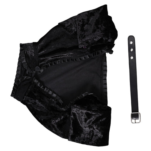 Lisa Frankenstein Misty Cosplay Costume Outfits Halloween Carnival Suit Kathryn Newton Velvet short coat