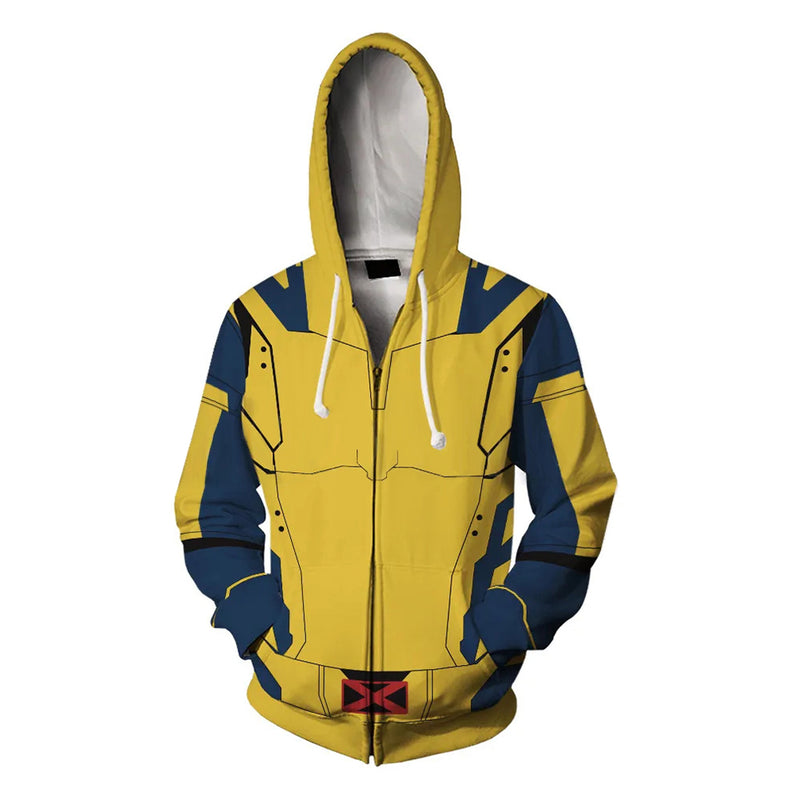 Cosplay Hoodie 3D Printed Hooded Sweatshirt Men Women Casual Streetwear Pullover James Howlett / Logan