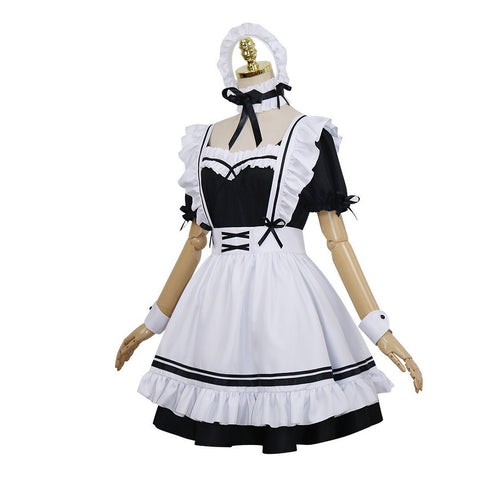 Lolita Maid Cosplay Costume Outfits Halloween Carnival Suit