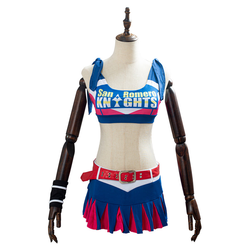 Lollipop Chainsaw Costume Juliet Starling Cosplay Costume  Outfits Halloween Carnival Suit