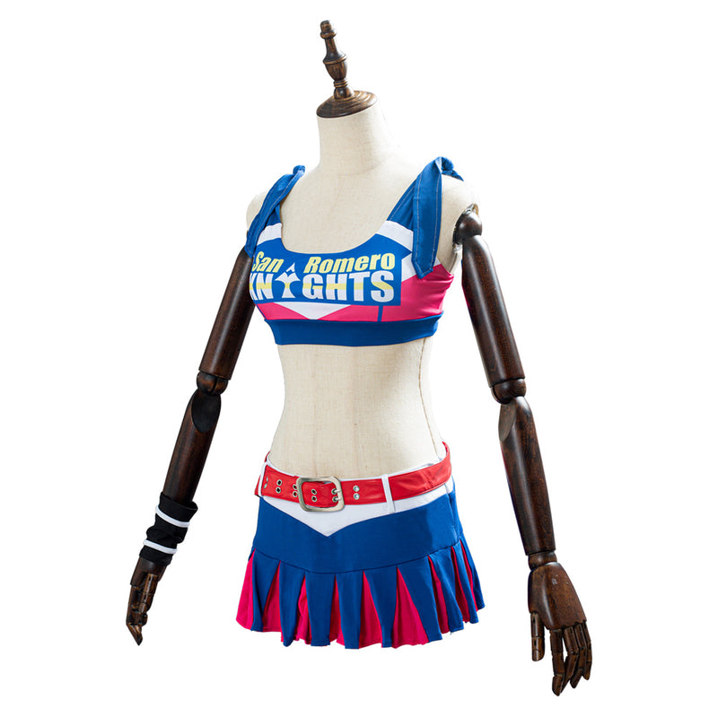 Lollipop Chainsaw Costume Juliet Starling Cosplay Costume  Outfits Halloween Carnival Suit