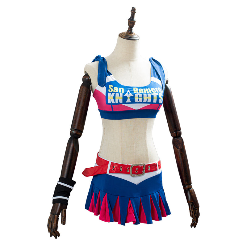 Lollipop Chainsaw Costume Juliet Starling Cosplay Costume  Outfits Halloween Carnival Suit