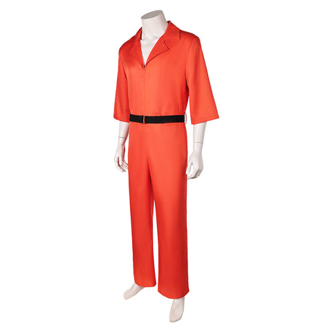 Luigi Mangio Prison uniform Prison uniform Cosplay Costume Outfits Halloween Carnival Suit Luigi Mangio