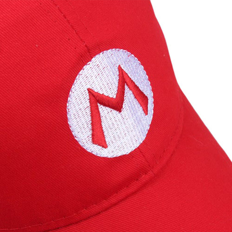 Mario Cosplay Hat Cap Costume Accessories Outfits Halloween Carnival Party Prop