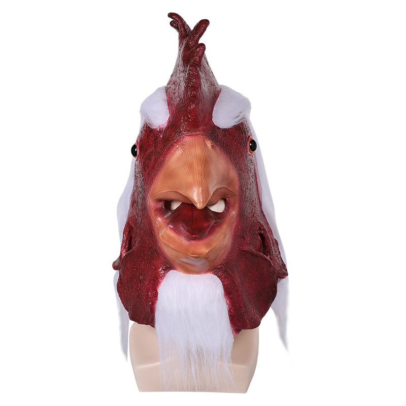 Mask Cosplay Latex Masks Helmet Masquerade Halloween Party Costume Props Costume Halloweem Rooster Animal Head Mask