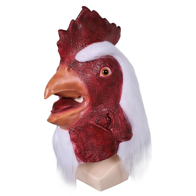 Mask Cosplay Latex Masks Helmet Masquerade Halloween Party Costume Props Costume Halloweem Rooster Animal Head Mask