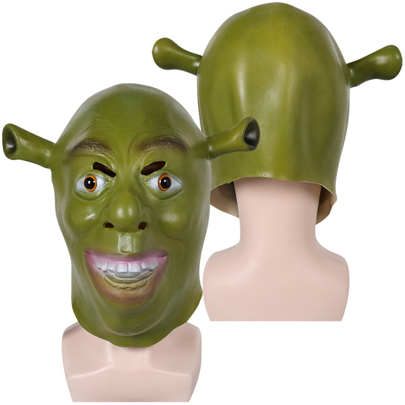 Mask Cosplay Latex Masks Helmet Masquerade Halloween Party Costume Props mask Shrek costume