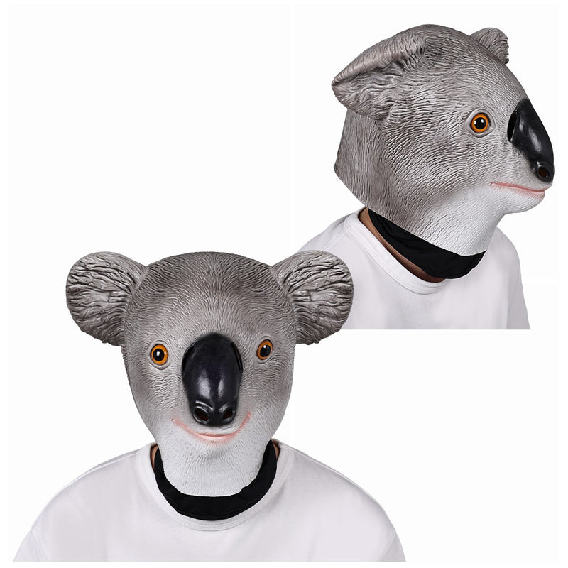 mask Mask Cosplay Latex Masks Helmet Masquerade Halloween Party Costume Props koala party cos