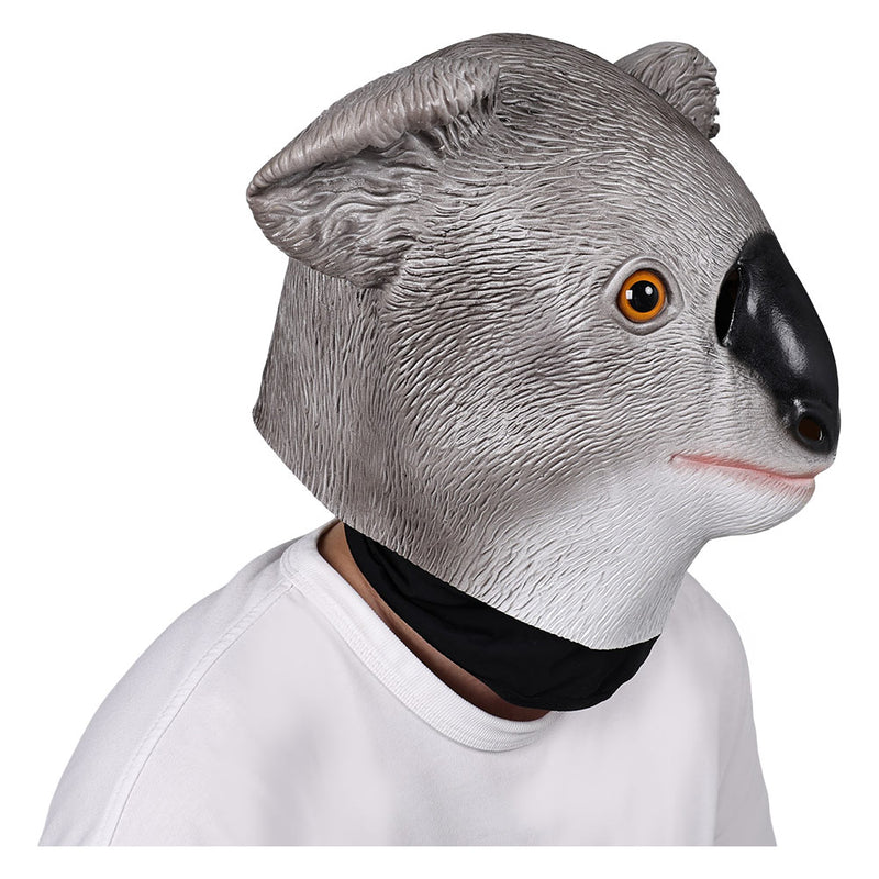 mask Mask Cosplay Latex Masks Helmet Masquerade Halloween Party Costume Props koala party cos