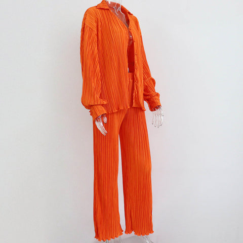 MASSWO Knit Lounge Wear Y2K Tracksuit Pink Long Sleeve Knitted Set Women Ribbed Knit 2 Piece Outfits