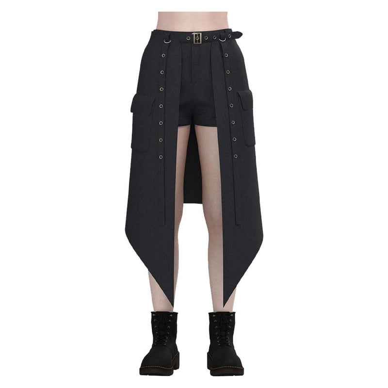 Medieval costume rock dark style women‘s punk Gothic Skirt Shorts