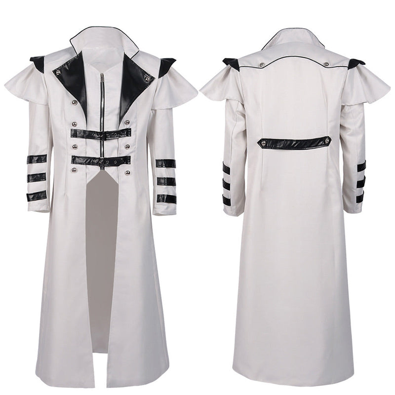 Purim costumes Medieval  Long Coat Cosplay Costume Outfits Halloween Carnival Disguise Suit