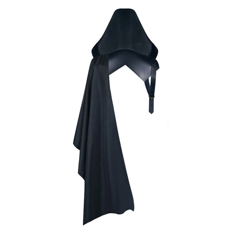 Medieval Halloween stand up collar tied shawl Cloak cape with hat