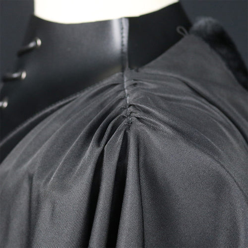 Medieval Halloween stand up collar tied shawl Cloak cape with hat