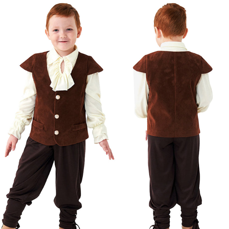 Purim costumes medieval Pirate Knight Cosplay Costume Outfits Halloween Carnival Suit