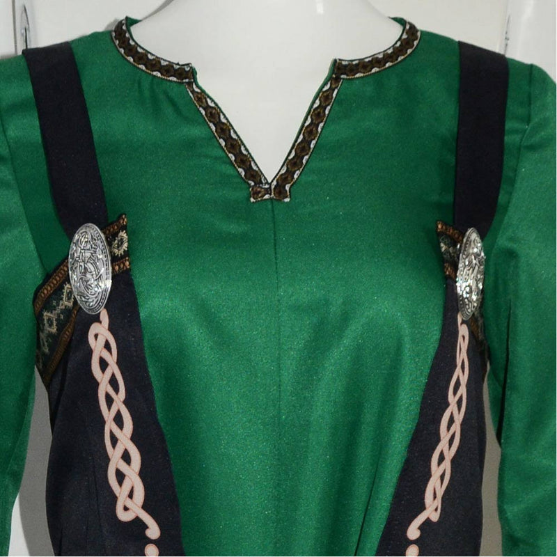 Medieval Renaissance Viking Apron Two Piece Set