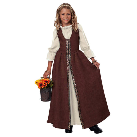 Purim costumes Medieval Retro  Party Palace Costume Stage Performance Costume Children‘s Performance Halloween Carnival Suit