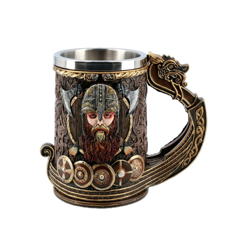 Medieval Viking Beer Cups stainless steel Beer Tea Coffee Milk Water Cup Kitchen Bar Drinkware for Kitchen Bar