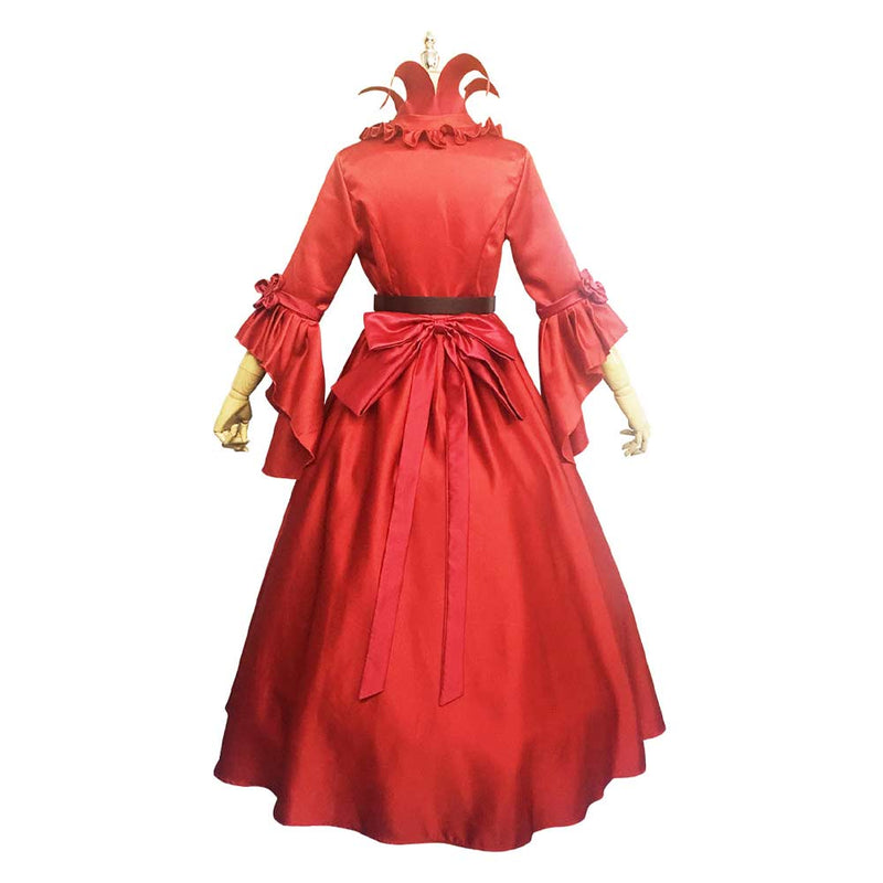 SeeCosplay Medieval Renaissance Witch Bloody Queen Cosplay Costume Outfits Halloween Carnival Suit