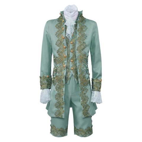 Men Retro Victorian Palace Prince Cosplay Costume Outfit Halloween Disguise Performance Clothes 