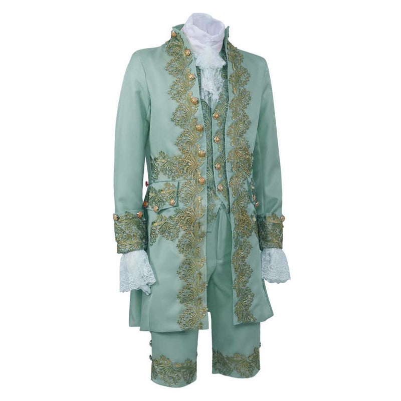 Men Retro Victorian Palace Prince Cosplay Costume Outfit Halloween Disguise Performance Clothes 