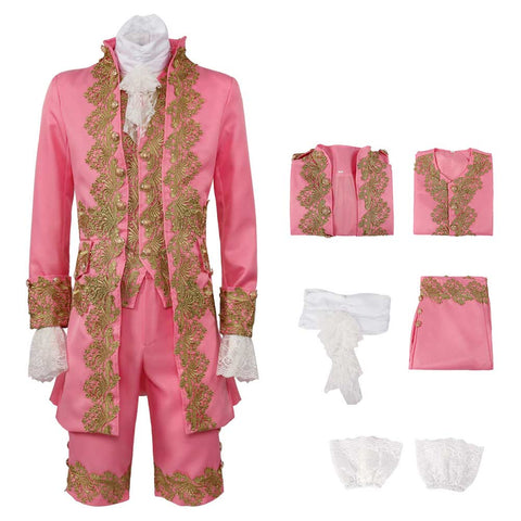 Men Retro Victorian Palace Prince Cosplay Costume Outfit Halloween Disguise Performance Clothes