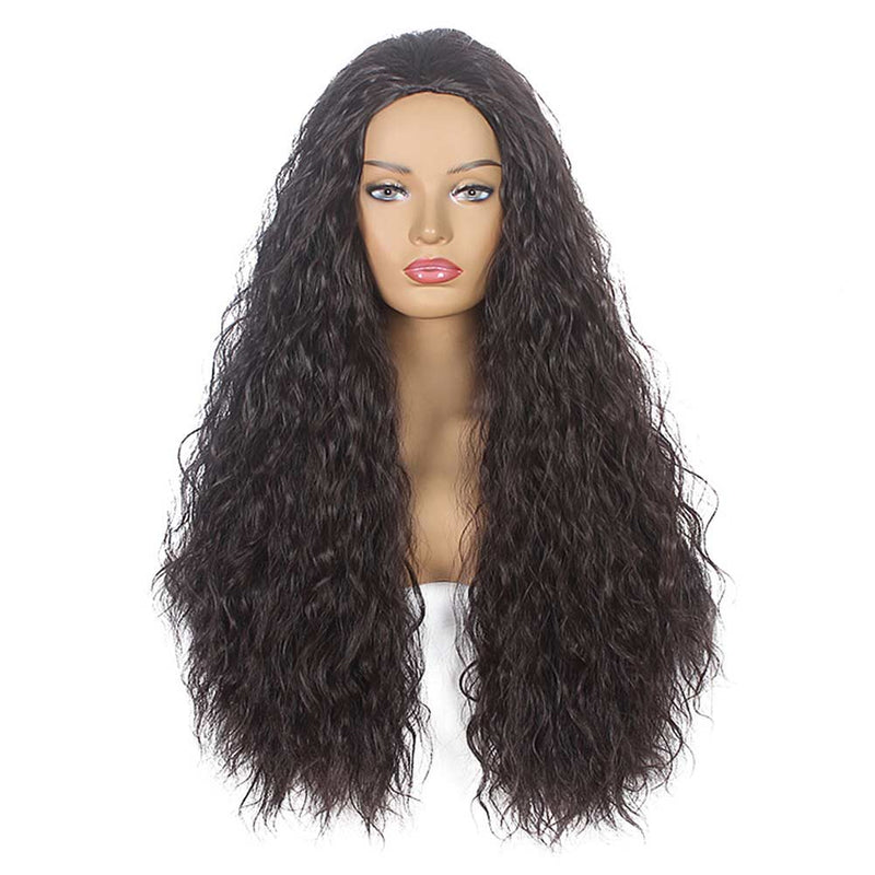 Moana Cosplay Wig Heat Resistant Synthetic Hair Carnival Halloween Party Props