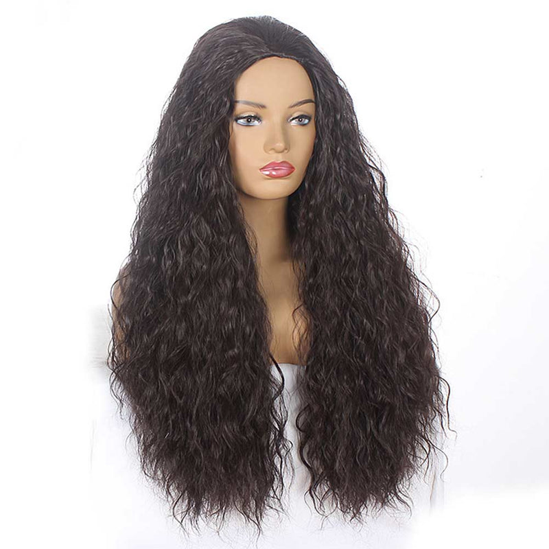 Moana Cosplay Wig Heat Resistant Synthetic Hair Carnival Halloween Party Props