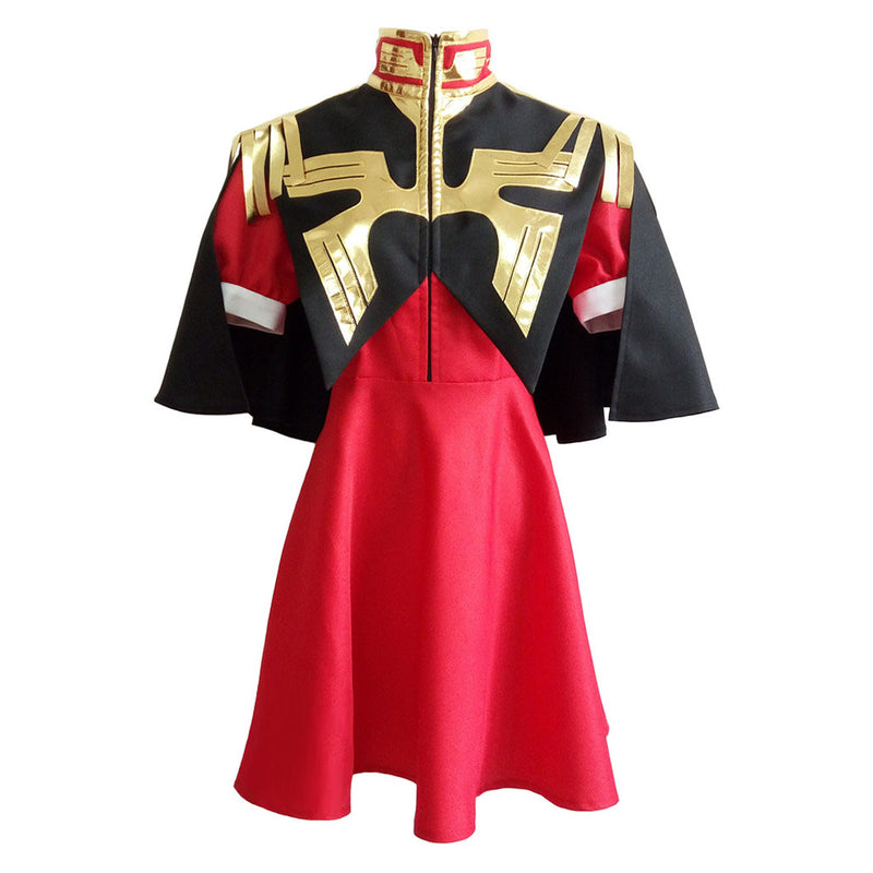 Mobile Suit Gundam  Char Aznable Cosplay Costume Halloween Carnival Party Disguise Suit