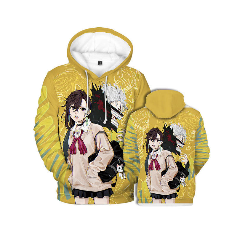 Momo Ayase Cosplay Hoodie 3D Printed Hooded Casual  Sweatshirt Men Women Casual Streetwear Pullover Dandadan