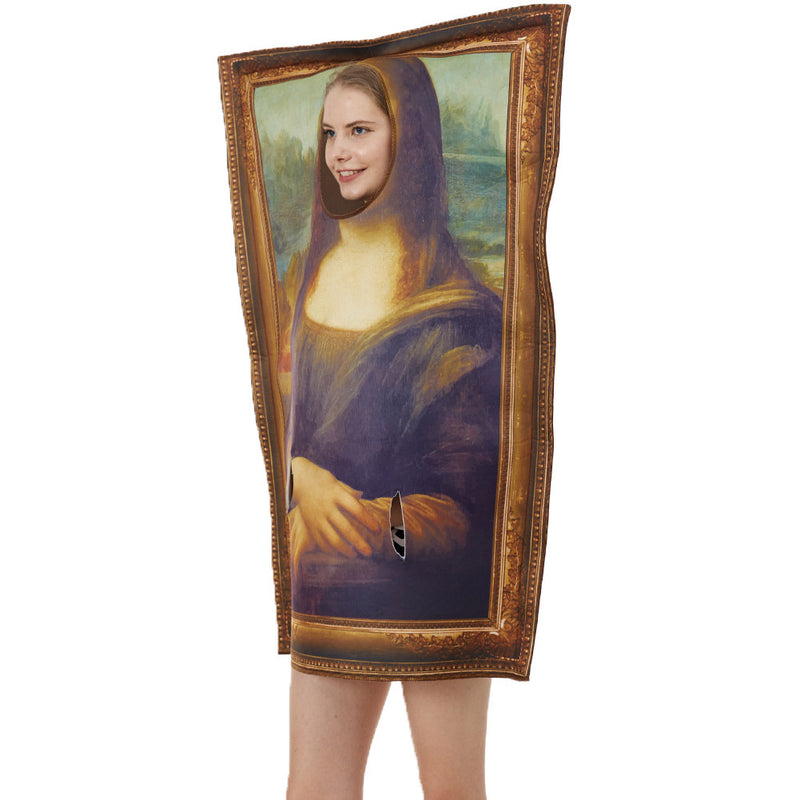 Mona Lisa halloween cosplay costume Halloween Carnival Party Suit