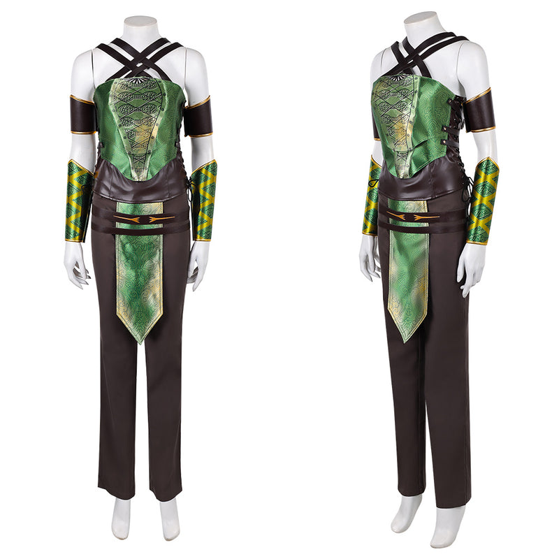 Mortal Kombat jade Cosplay Costume For Adult Man Female Halloween Costume