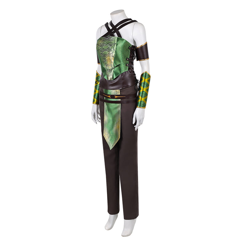Mortal Kombat jade Cosplay Costume For Adult Man Female Halloween Costume