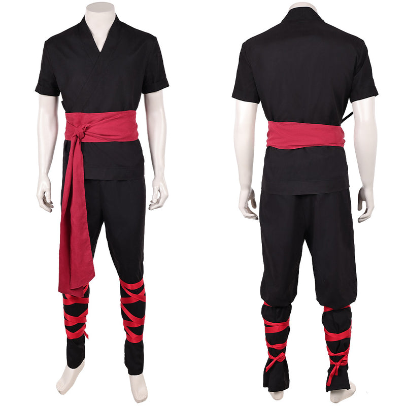 Mortal Kombat Liu Kang Cosplay Costume For Adult Man Female Halloween Costume