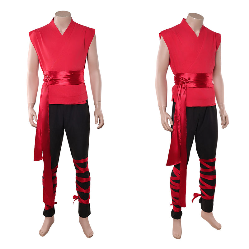 Mortal Kombat Liu Kang Cosplay Costume For Adult Man Female Halloween Costume
