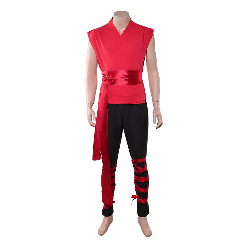 Mortal Kombat Liu Kang Cosplay Costume For Adult Man Female Halloween Costume