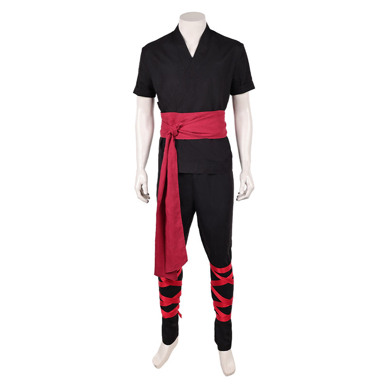 Mortal Kombat Liu Kang Cosplay Costume For Adult Man Female Halloween Costume